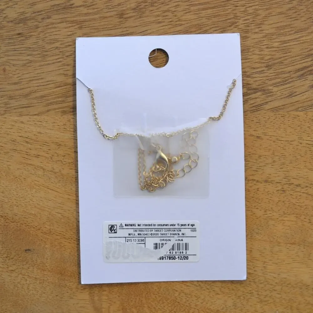NWT Gold-toned Ram Aries Zodiac Charm Necklace